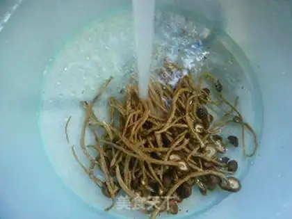 Make Tea mushrooms for chicken legs step 1