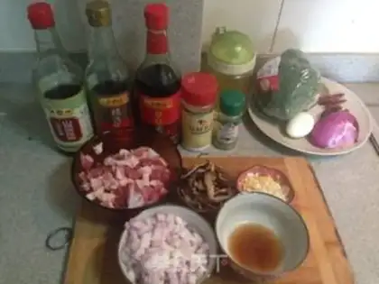 Make Taiwan halogen rice step 0