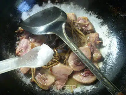 Make Tea mushrooms for chicken legs step 7
