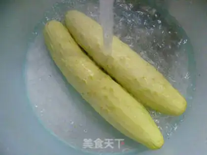 Make Cold cucumber step 1