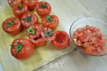 Make Tomato shrimp nuts step 1