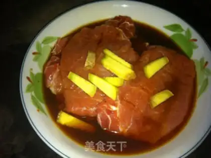Make Seafood pork chops step 1