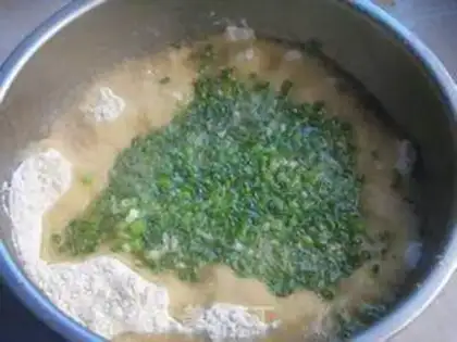 Make Onion waffles step 5