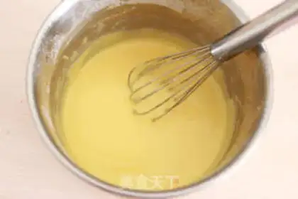 Make A tea and bean roll step 1