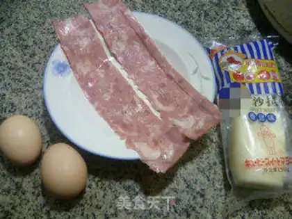 Make Bacon pancakes step 1