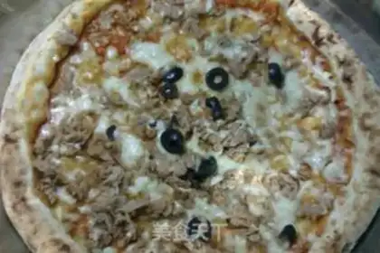 Make Rongkadin tuna pizza step 2