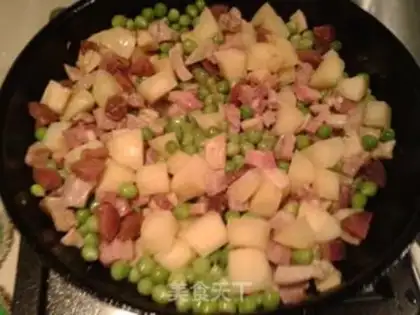 Make Delicious bean rice step 2