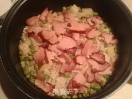 Make Delicious bean rice step 4