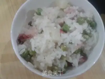 Make Delicious bean rice step 5