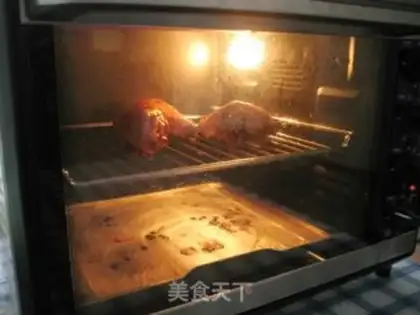 Make Garlic roasted chicken legs step 3