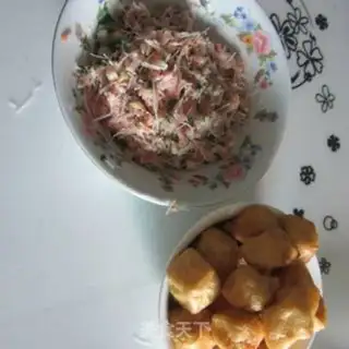 Make A red-hot fan with tofu step 3