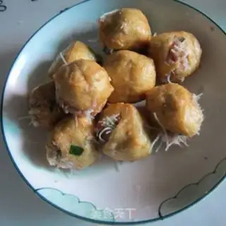 Make A red-hot fan with tofu step 5