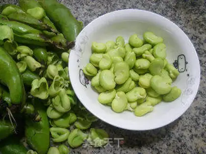 Make Soybeans fan soup step 1