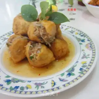 Make A red-hot fan with tofu step 9