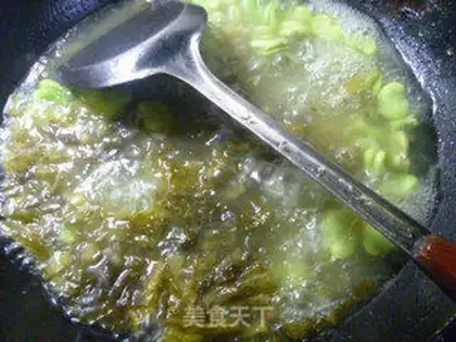 Make Soybeans fan soup step 5