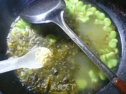 Make Soybeans fan soup step 7