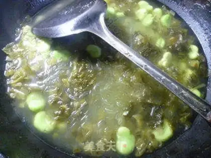 Make Soybeans fan soup step 8
