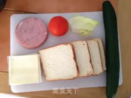 Make sandwich step 1
