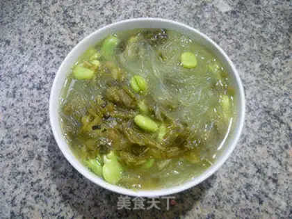 Make Soybeans fan soup step 9