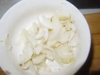 Make Celery lily shrimp step 1