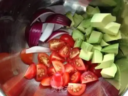 Make The salmon with the butter and the salad step 1