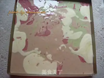 Make Color cake roll step 11