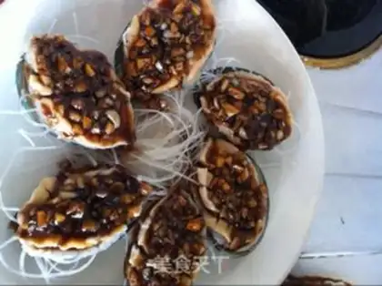 Make Garlic fan abalone step 3