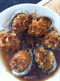 Make Garlic fan abalone step 4