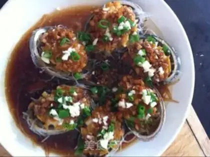 Make Garlic fan abalone step 5