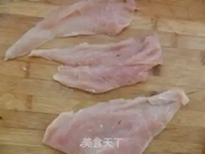 Make Japanese pictures of chicken step 1