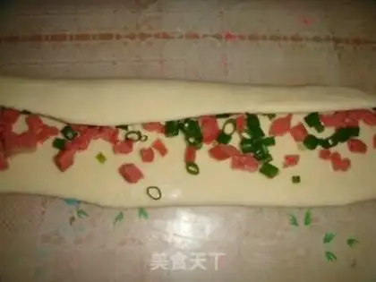 Make Onion ham rolls step 10