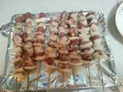Make Onion lamb string step 3