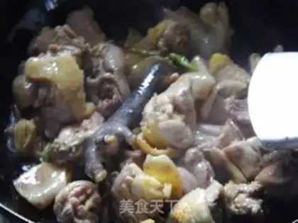 Make Chicken stew mushrooms step 6