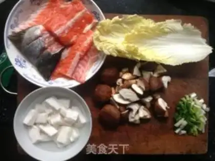 Make Salmon bone soup step 0