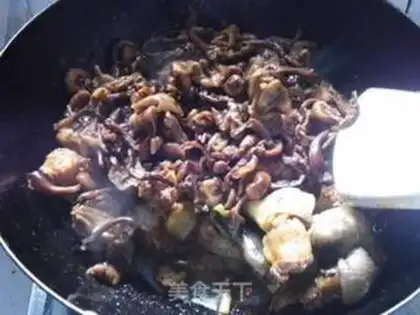 Make Chicken stew mushrooms step 8