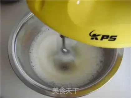 Make Coffee angel cake step 6