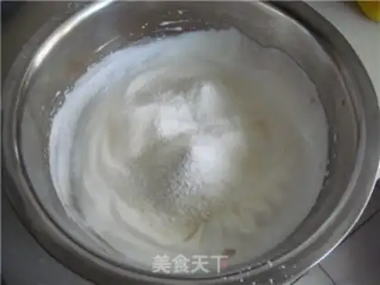 Make Coffee angel cake step 7