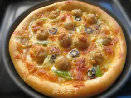 Make Homemade barbecue pizza step 15
