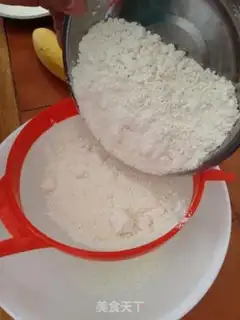 Make Low fat banana cake step 3