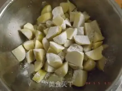 Make Potato chicken step 4