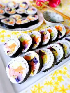Make Sushi rolls step 8