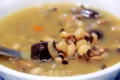 Make Ink fish and bean soup step 13