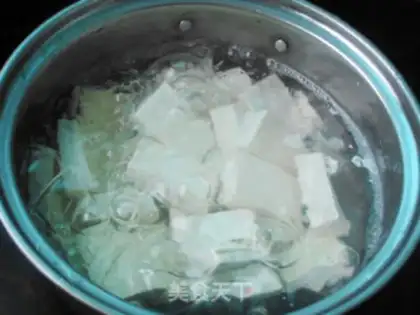 Make Water tofu step 1