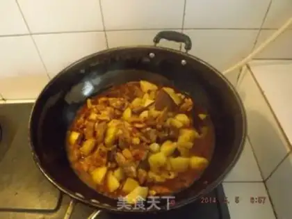 Make Potato chicken step 15