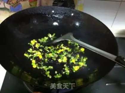 Make Black bean fried rice step 2