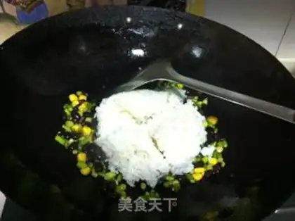 Make Black bean fried rice step 3