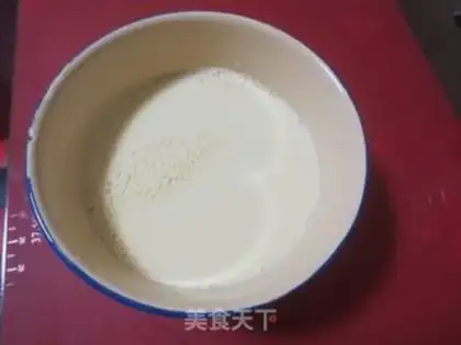 Make Osan pudding step 1