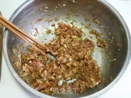 Make Porridge pork dumplings step 2
