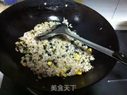 Make Black bean fried rice step 6