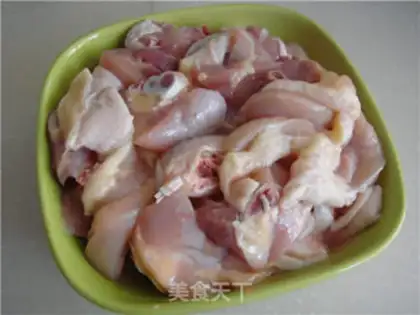 Make The chicken leg of the mushroom step 1